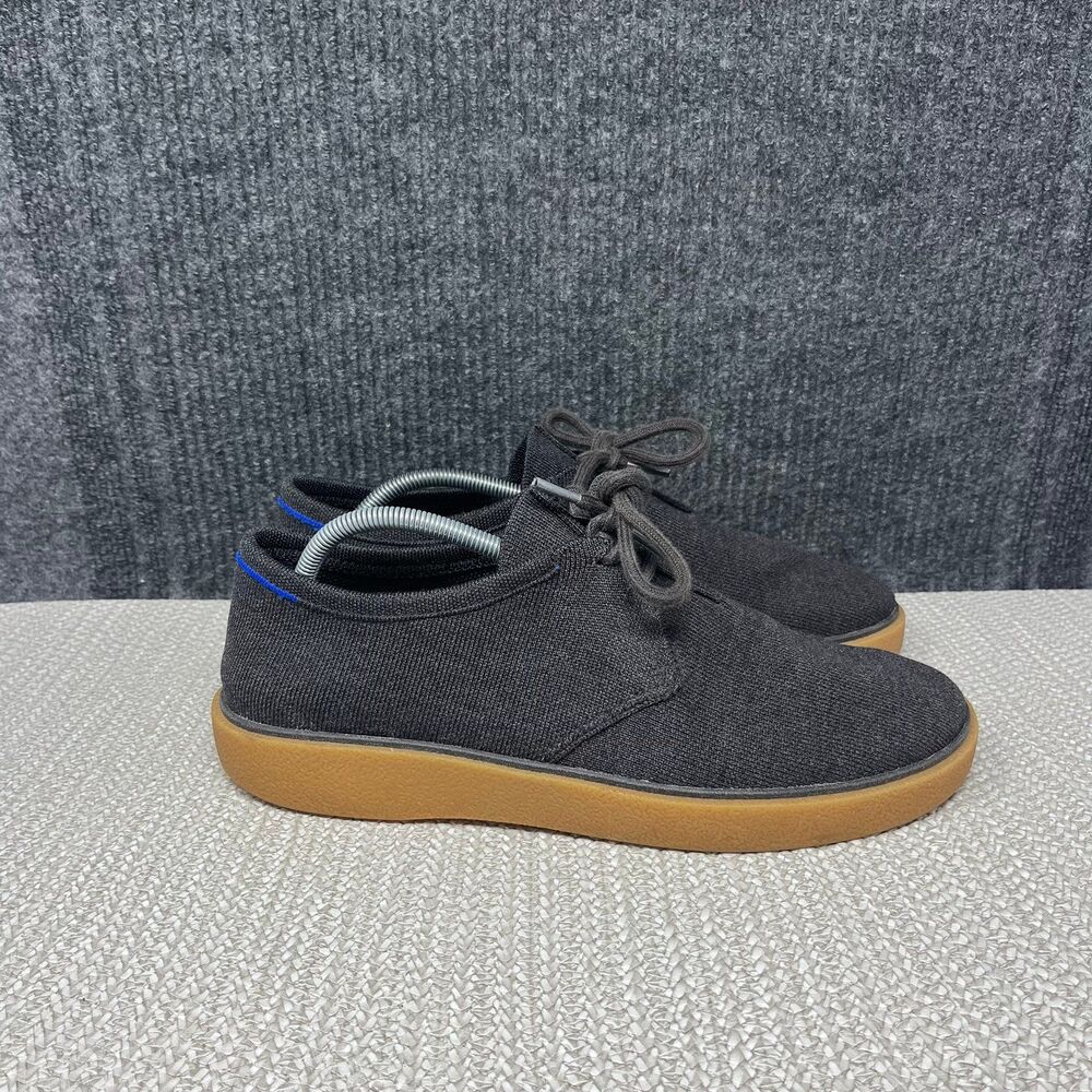 Rothy’s The Monty Sneaker Knit Lace Up Grey Merino Wool Mens Size 11